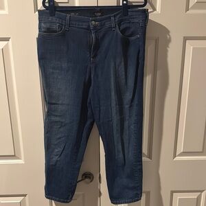 NYDJ Blue Ankle Cropped Jeans